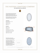 1.45 Ct. Boulder Opal from Australia 3 D Scan Report