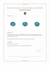 1.56 Ct. Boulder Opal from Australia Appraisal