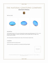16.93 Ct. Boulder Opal from Australia Appraisal