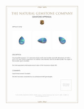 1.37 Ct. Boulder Opal from Australia Appraisal
