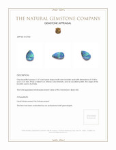 1.37 Ct. Boulder Opal from Australia Appraisal