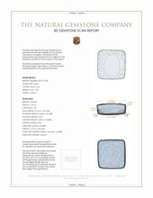 1.00 Ct. Boulder Opal from Australia 3 D Scan Report
