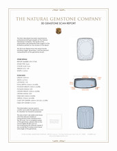 1.89 Ct. Semi-Black Opal from Australia 3 D Scan Report