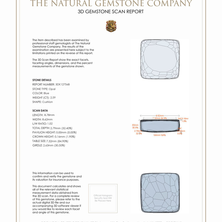 2.59 Ct. Boulder Opal from Australia