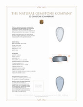 1.49 Ct. Boulder Opal from Australia 3 D Scan Report
