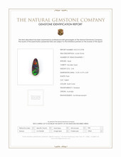 2.44 Ct. Multi Color Boulder Opal from Australia Scan Report