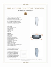 2.44 Ct. Boulder Opal from Australia 3 D Scan Report