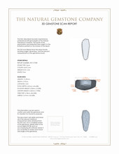 2.44 Ct. Boulder Opal from Australia 3 D Scan Report