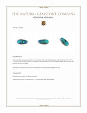 4.20 Ct. Multi Color Boulder Opal from Australia Appraisal