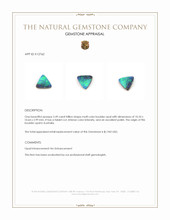 2.49 Ct. Multi Color Boulder Opal from Australia Appraisal