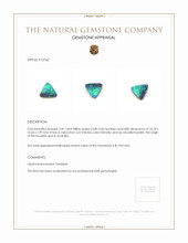 2.49 Ct. Boulder Opal from Australia Appraisal