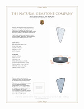 2.51 Ct. Boulder Opal from Australia 3 D Scan Report
