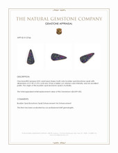 8.05 Ct. Multi Color Boulder Opal (Ironstone Opal) from Australia Appraisal