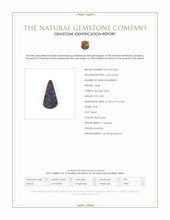 8.05 Ct. Multi Color Boulder Opal from Australia Scan Report
