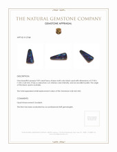 9.09 Ct. Black Opal from Australia Appraisal