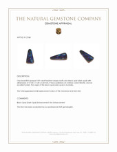 9.09 Ct. Multi Color Black Opal (Dark Opal) from Australia Appraisal