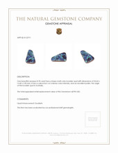 8.78 Ct. Cabochon Boulder Opal from Australia Appraisal