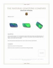 11.27 Ct. Boulder Opal from Australia Appraisal