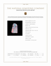 8.70 Ct. Multi Color Boulder Opal (Ironstone Opal) from Australia Scan Report
