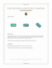 1.51 Ct. Multi Color Boulder Opal (Ironstone Opal) from Australia Appraisal