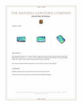 1.81 Ct. Multi Color Boulder Opal (Ironstone Opal) from Australia Appraisal