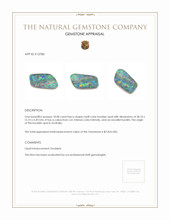 18.08 Ct. Boulder Opal from Australia Appraisal