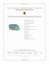 18.08 Ct. Multi Color Boulder Opal (Ironstone Opal) from Australia Scan Report