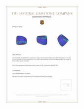 8.60 Ct. Boulder Opal from Australia Appraisal