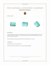 2.68 Ct. Multi Color Boulder Opal from Australia Appraisal