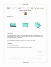 2.68 Ct. Boulder Opal from Australia Appraisal