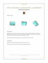 2.68 Ct. Multi Color Boulder Opal (Ironstone Opal) from Australia Appraisal