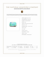 2.68 Ct. Multi Color Boulder Opal (Ironstone Opal) from Australia Scan Report
