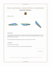 8.06 Ct. Boulder Opal from Australia Appraisal