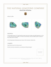 7.50 Ct. Boulder Opal from Australia Appraisal