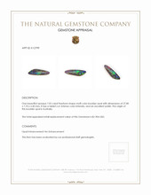 7.05 Ct. Boulder Opal from Australia Appraisal