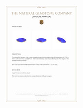 4.68 Ct. Blue Boulder Opal from Australia Appraisal