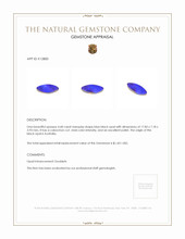 4.68 Ct. Black Opal from Australia Appraisal
