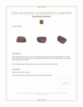 4.47 Ct. Boulder Opal from Australia Appraisal
