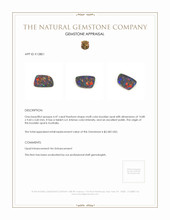 4.47 Ct. Boulder Opal from Australia Appraisal