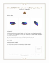4.45 Ct. Boulder Opal from Australia Appraisal