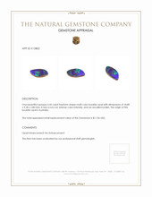 4.45 Ct. Boulder Opal from Australia Appraisal