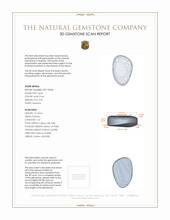 2.90 Ct. Boulder Opal from Australia 3 D Scan Report