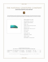 3.45 Ct. Multi Color Boulder Opal (Ironstone Opal) from Australia Scan Report