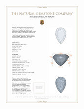 2.96 Ct. Citrine from Brazil 3 D Scan Report