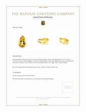 2.83 Ct. Citrine from Brazil Appraisal