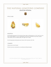 3.30 Ct. Yellow Citrine from Brazil Appraisal