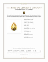 3.39 Ct. Yellow Citrine from Brazil Scan Report