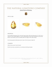 3.09 Ct. Citrine from Brazil Appraisal
