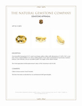 5.21 Ct. Citrine from Brazil Appraisal