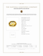 4.74 Ct. Citrine from Brazil Scan Report